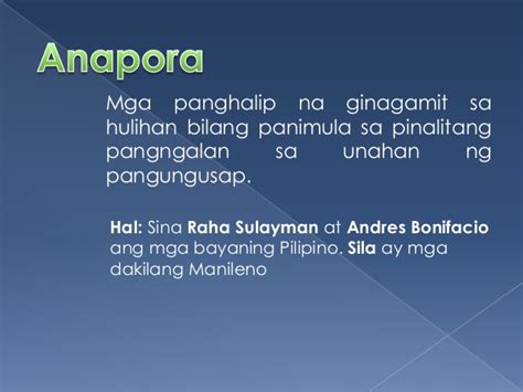 anapora at katapora - philippin news collections