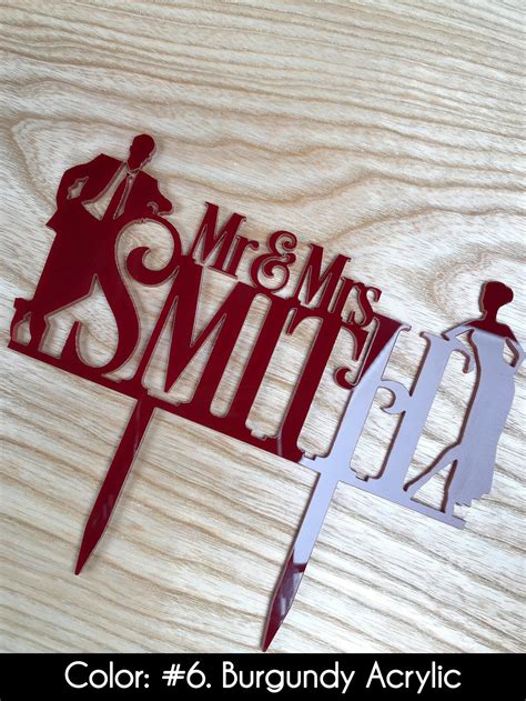 Wedding Cake Topper Silhouette With Personalized Hairstyle - Etsy