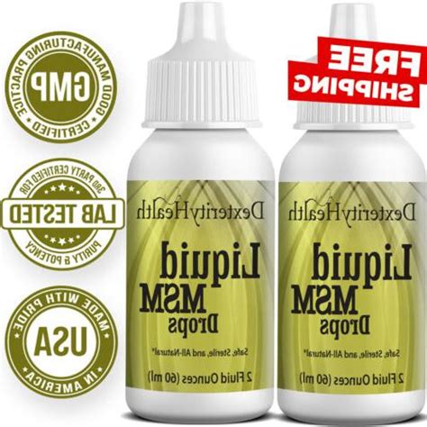 Liquid MSM Eye Drops | 2-Pack of 2