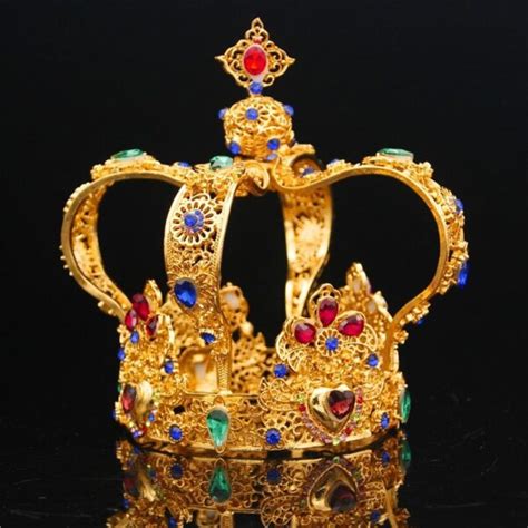 Kings Crown | Gold Imperial Emperor Crown | Majestic Crowns