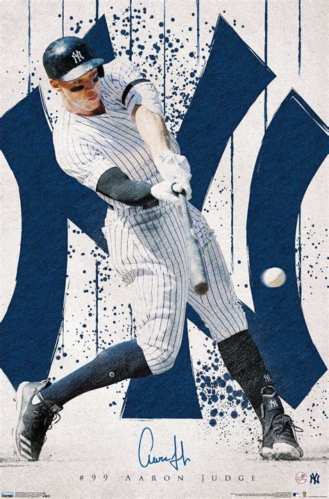 MLB New York Yankees - Aaron Judge Poster - Walmart.com - Walmart.com