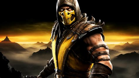 Wallpaper : Mortal Kombat, Scorpion Mortal Kombat, yellow, Video Game Art 1920x1080 - DeathIGod ...