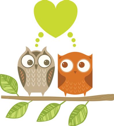 Two Owls Stock Illustration - Download Image Now - iStock