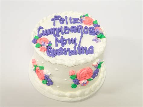 Photo of a feliz cumpleanos round cake - Patty's Cakes and Desserts