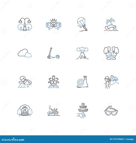 Thermal Regulation Line Icons Collection. Thermoregulation, Homeostasis ...