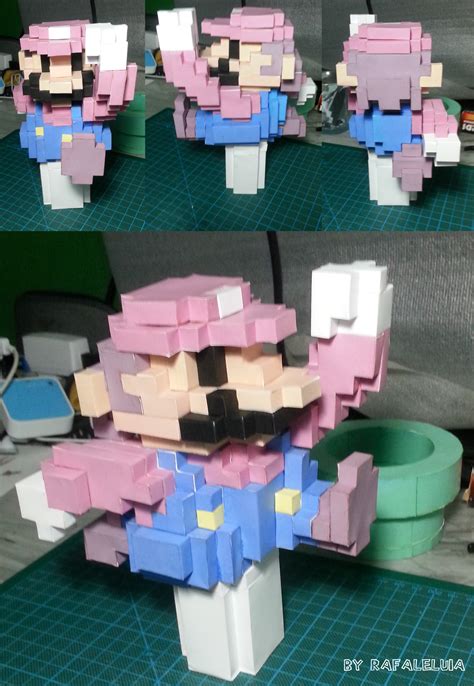 Mario 8-BIT Amiibo Test Build by rafaleluia on DeviantArt