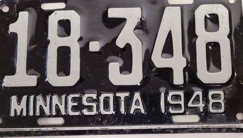 1948 Minnesota License Plates | Collectors Weekly