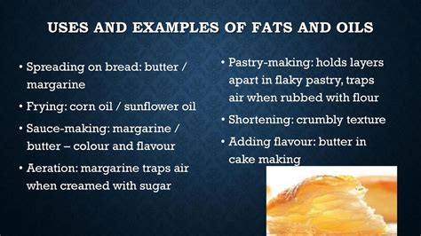 Uses of Fats and oils. - ppt download