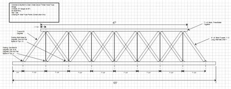 The Model Railroader's Notebook: #002 07 Clear Creek Timber Howe Truss Bridge - The Drawings Part 2