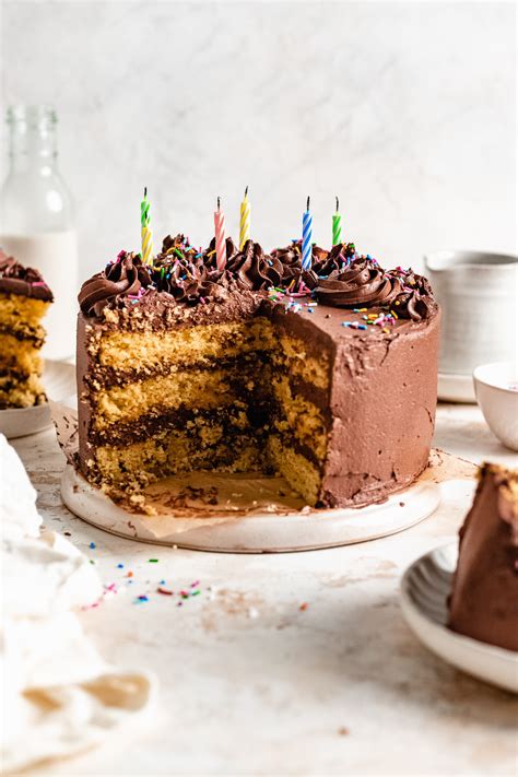 Best Vegan Birthday Cake (Vegan Yellow Cake!) | The Banana Diaries