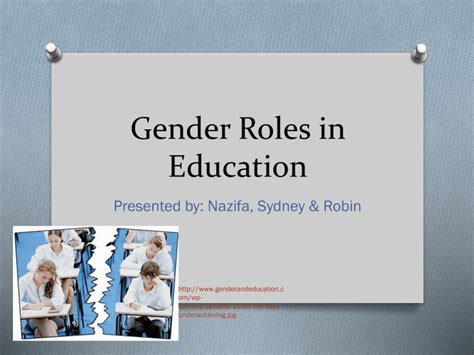 Gender Roles in Education