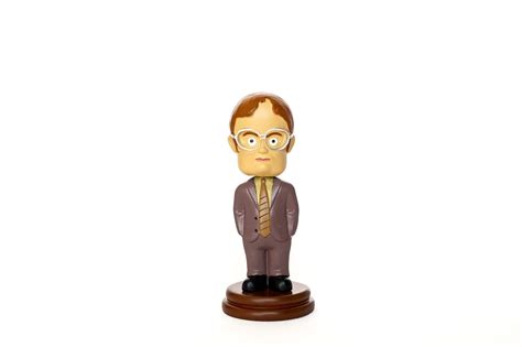 Buy The Office Dwight Schrute Bobblehead Collectible Figure | Stands 5. ...