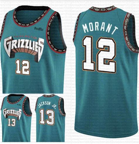 Vancouver Grizzlies Ja Morant #12 Classic Green Jersey - Size S, M, L ...