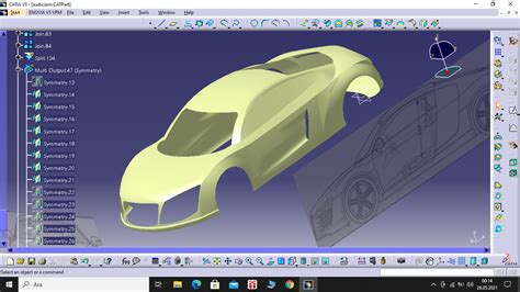 AUDI R8 MODEL CAR DESIGN (CATIA V5) | 3D CAD Model Library | GrabCAD