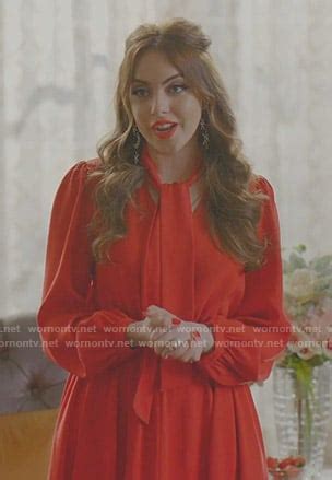 Fallon Carrington Fashion on Dynasty | Elizabeth Gillies | WornOnTV.net