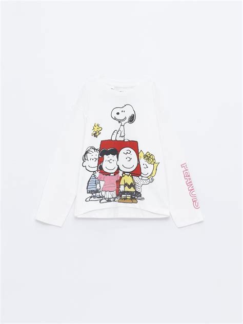 Peanuts™ long sleeve T-shirt - T-shirts - CLOTHING - Girl - Kids - | Lefties UAE - ABU DHABI/Al ...