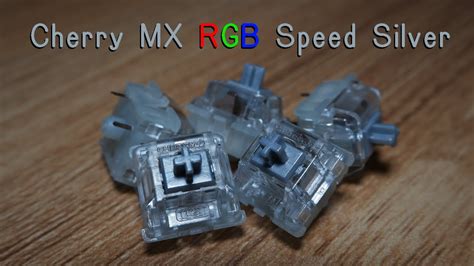 Cherry MX RGB Speed Silver review | It's Not For Me - YouTube