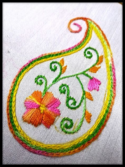 Kashida hand embroidery #mansibhayani Needlework Embroidery, Hand Embroidery, Kashida Embroidery ...