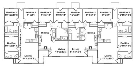 Luxury Fourplex Floor Plans | Floor Roma