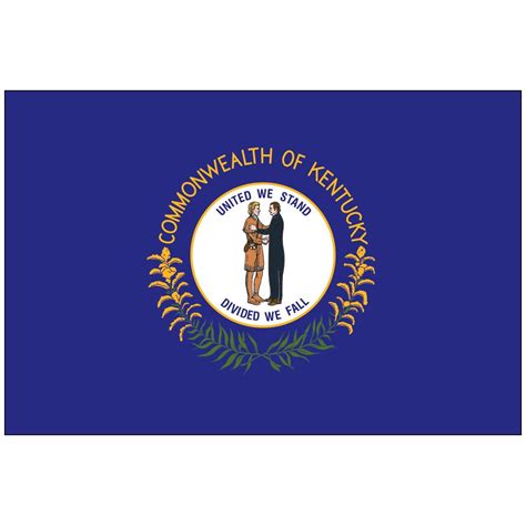 Kentucky State Flag - Flagpole Man