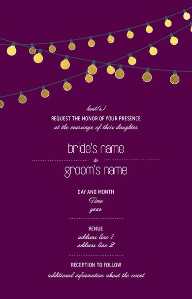 Wedding Invitations Templates & Designs Page 6 | Vistaprint in 2020 ...