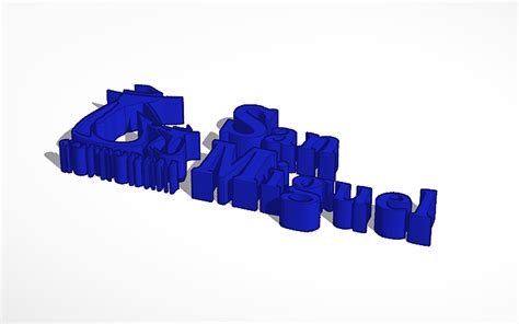 3D design LOGO 03 Edwin Izaguirre Villanueva - Tinkercad