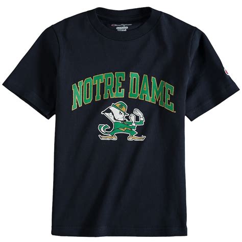 Notre Dame Fighting Irish Champion Youth Arch Logo 2 T-Shirt - Navy