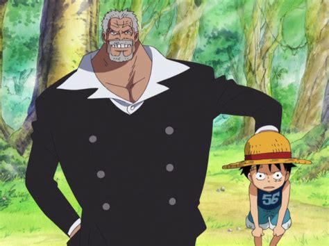 If seven year old Luffy wanted to be a marine and Garp took Luffy to work with him one day, how ...