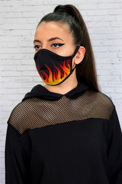 Fire Face Mask Adult Face Masks Mouth Cover Mask Washable - Etsy