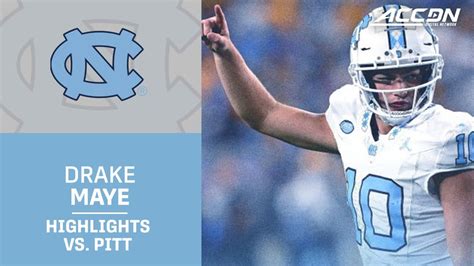 Video: Drake Maye Had Tar Heels Rolling Against Pittsburgh - Highlights ...