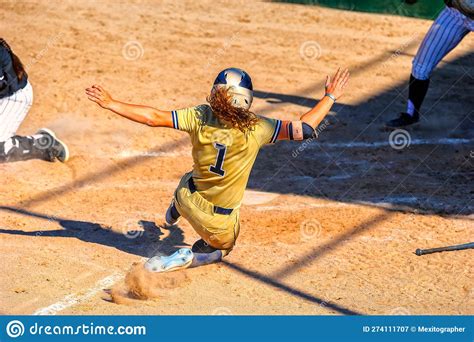 Baseball, Softball With Leather Mitt Glove On Wood Table Floor Background With Copy Space. Sport ...