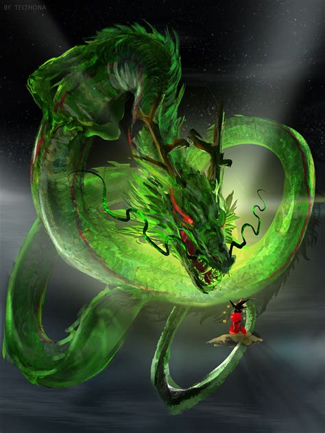 Shenron by telthona.deviantart.com on @DeviantArt | Dragon ball artwork, Dragon ball art, Dragon ...