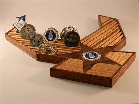 Air Force 40 Challenge Coin Holder by WoodSimplyMade on Etsy