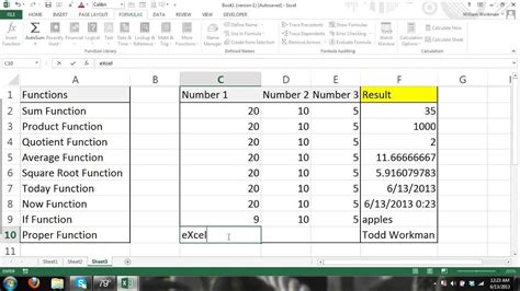 Ms Excel 2007 Formula Tutorial Pdf - dbpotent