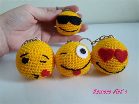 #Uncinetto #amigurumi #emoji Emoji Earrings, Stud Earrings, Crochet ...