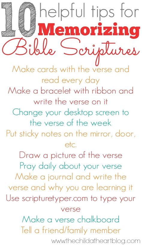 10 Tips for Memorizing Bible Scriptures - Deonna Wade