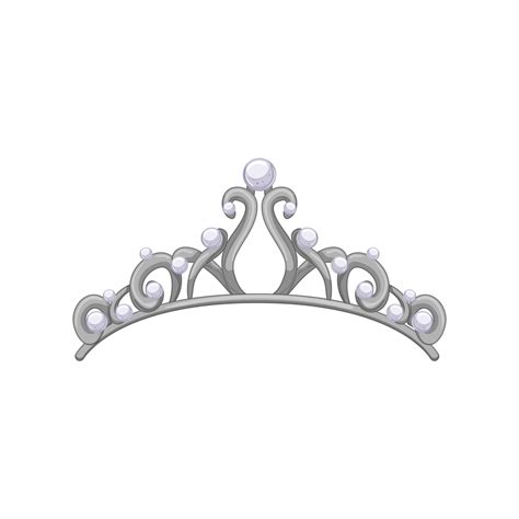 queen tiara crown cartoon vector illustration 17406624 Vector Art at Vecteezy