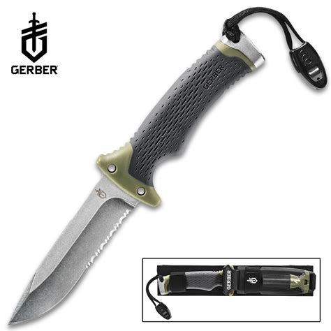 Gerber Ultimate Survival Fixed Blade Knife With