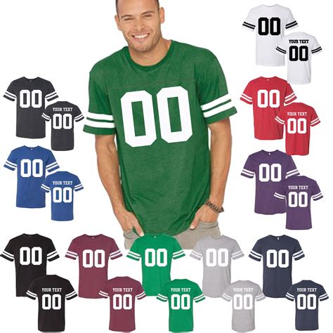 Personalized Football Shirt Customized Football Jersey Team Tshirt ...