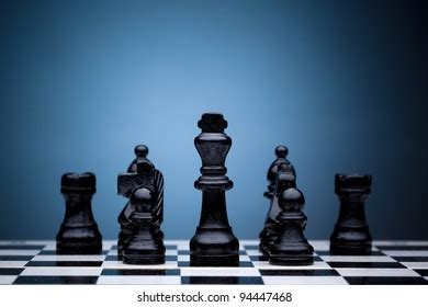 Black Chess Pieces Stock Photo 94447468 | Shutterstock