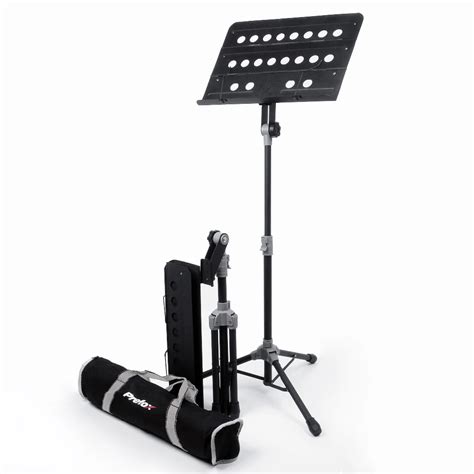 Prefox SD201 Folding Music Stand Foldable Holder Rack with Carry Bag-in Guitar Parts ...