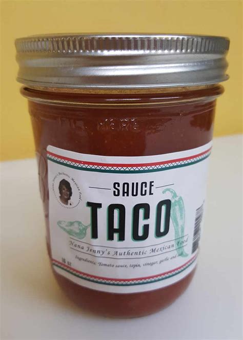 Taco Sauce – Nana Jenny's Authentic Mexican Food