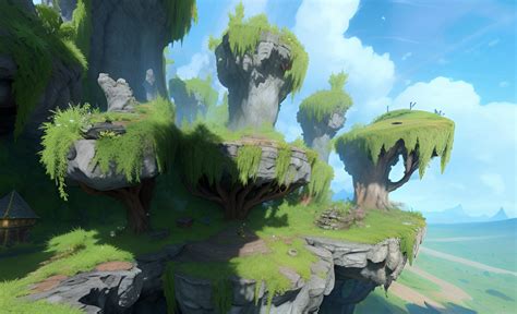 ArtStation - Sky islands concept art