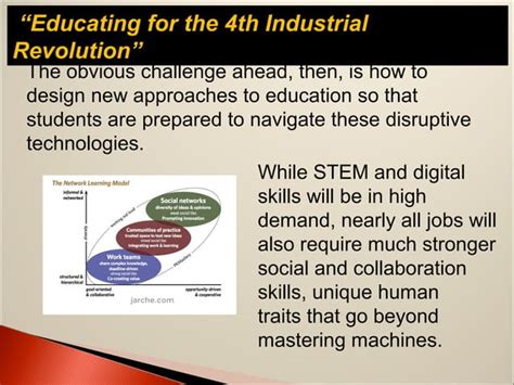 Education for the 4th Industrial Revolution