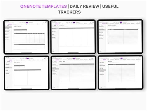 Onenote Digital Planner, Onenote Template, Project Planner Onenote, Project Management Onenote ...