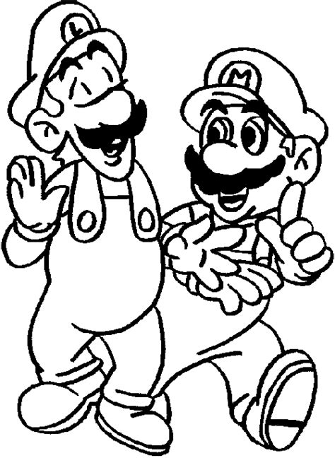 Luigi Coloring Pages | Coloring Pages To Print