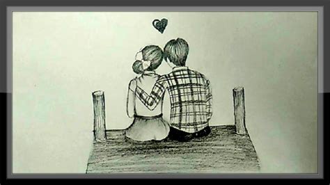 Cute Pencil Drawings Of Love - Here presented 55+ pencil love drawing images for free to ...