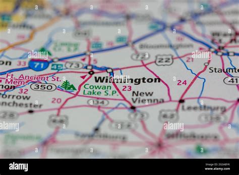 Wilmington ohio map hi-res stock photography and images - Alamy