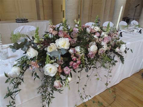 large long low arrangement jilljeffries.com | Table flower arrangements ...