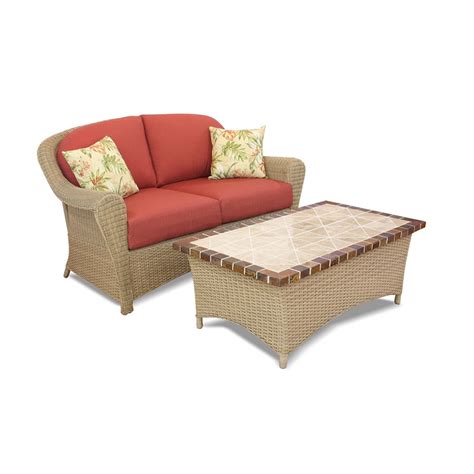 Garden Treasures 2-Piece Pensacola Patio Furniture Set at Lowes.com